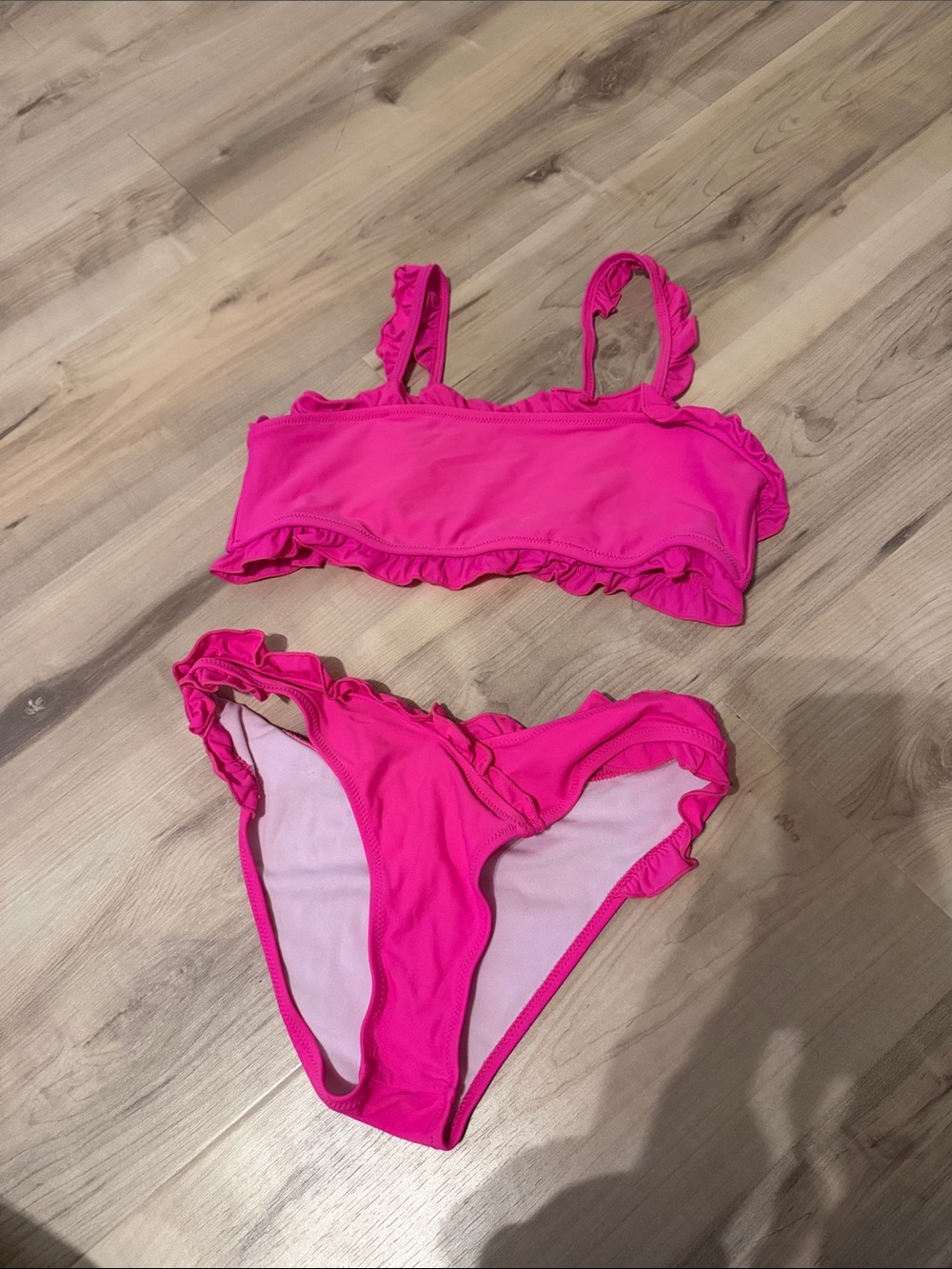 size m pink amazon bikini set